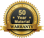 50 Year Material Warranty